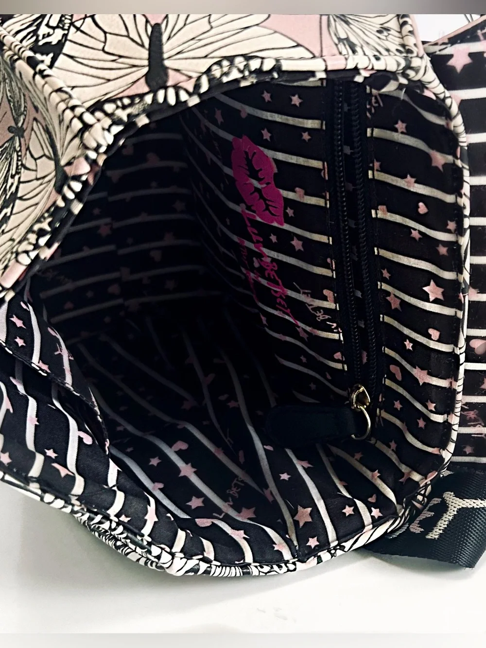 Betsey Johnson Pink Butterfly Mini Backpack/Purse 🦋